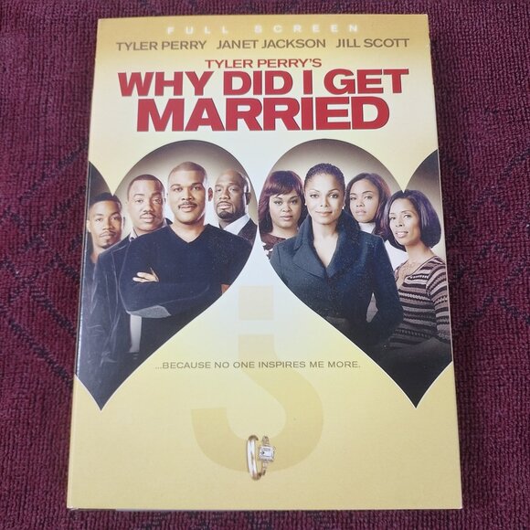 Tyler Perry's Why Did I Get Married -2007 -Rated PG/13 -W/Slipcover- DVD -New - Picture 1 of 4